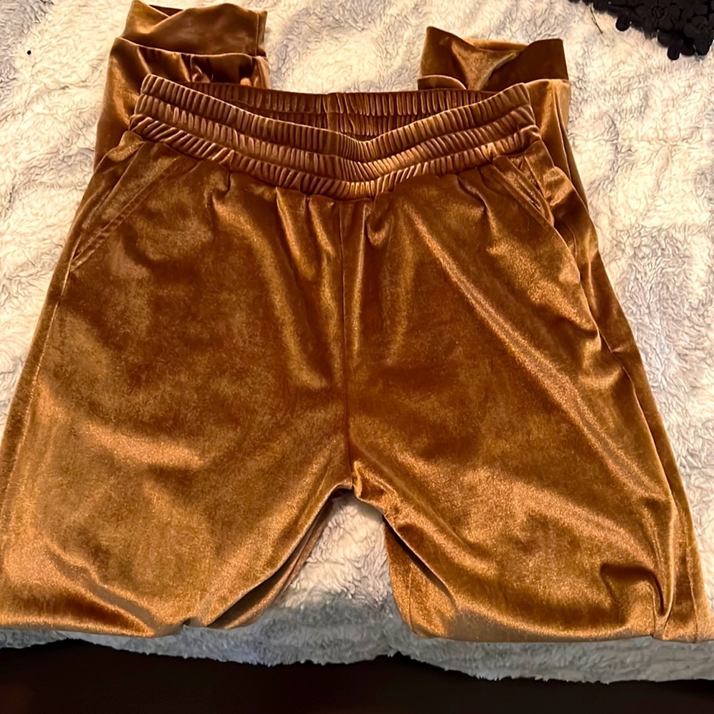 Velour pants